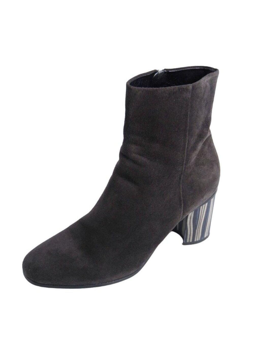 Hermes Boots Short Suede Leather Heels